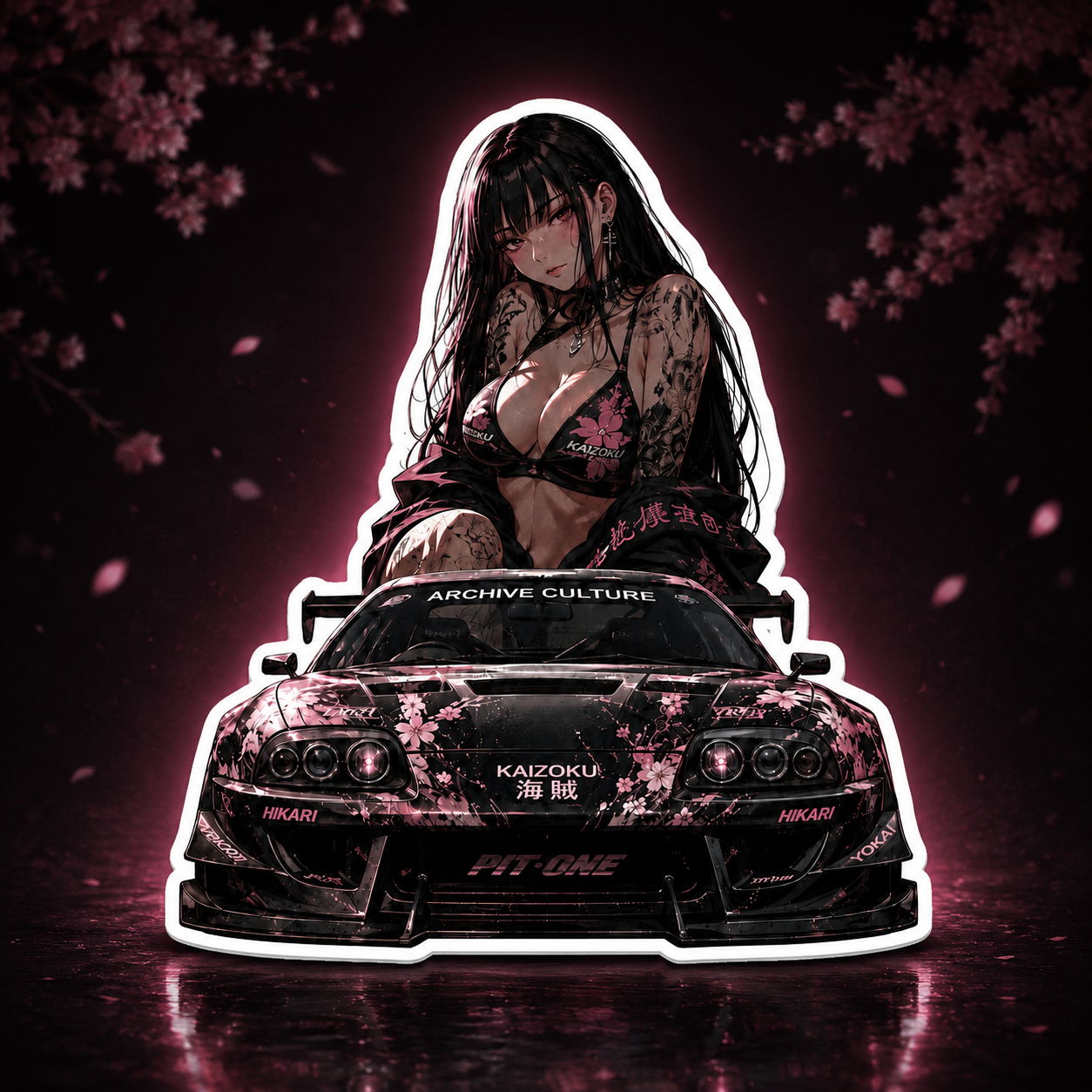 Nightfall Die Cut Sticker