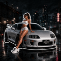 Supras & Legends Die Cut Sticker