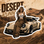 Desert Runner Die Cut Sticker